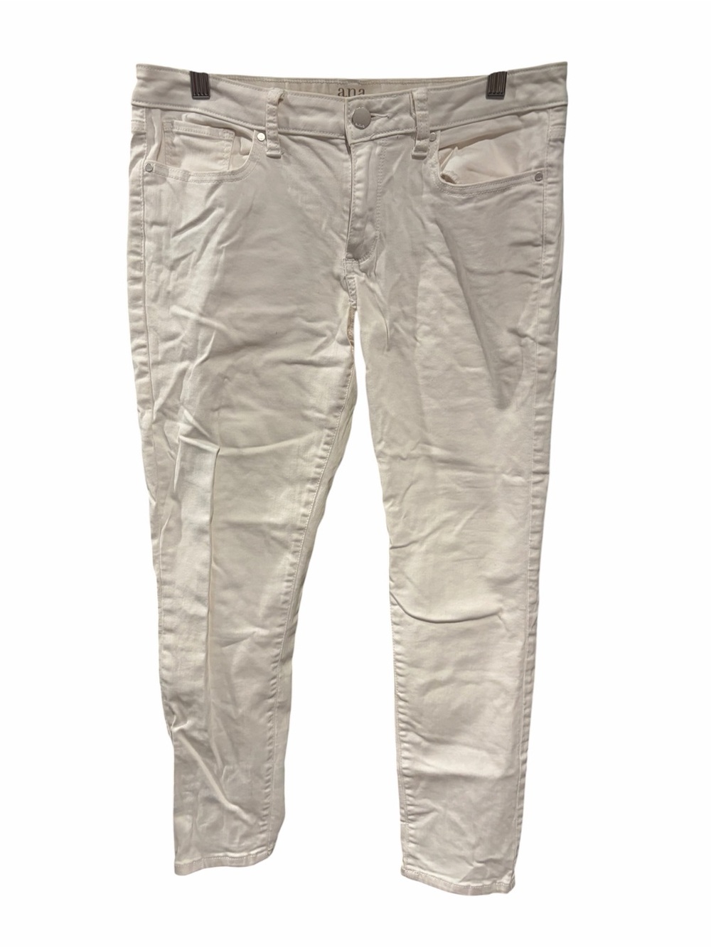 a.n.a A New Approach White Skinny Ankle Jeans Women’s Size 8 Stretch Denim